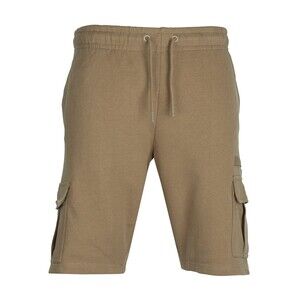 PRO CLUB Mens French Terry Cargo Shorts , Taupe , Large